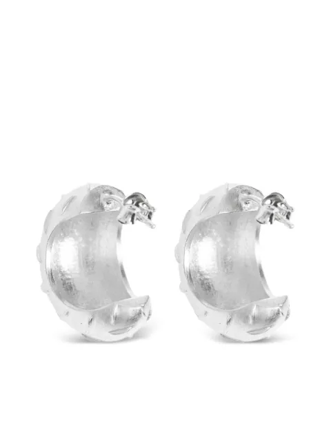 MISBHV textured hoop earrings