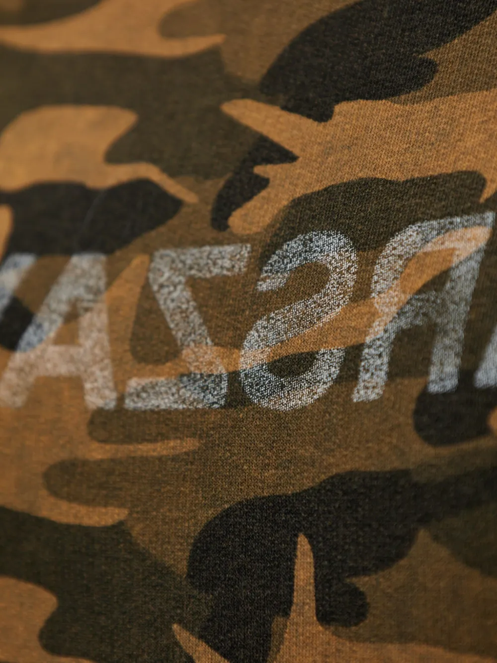 Misbhv Camouflage Printed T-shirt In Brown