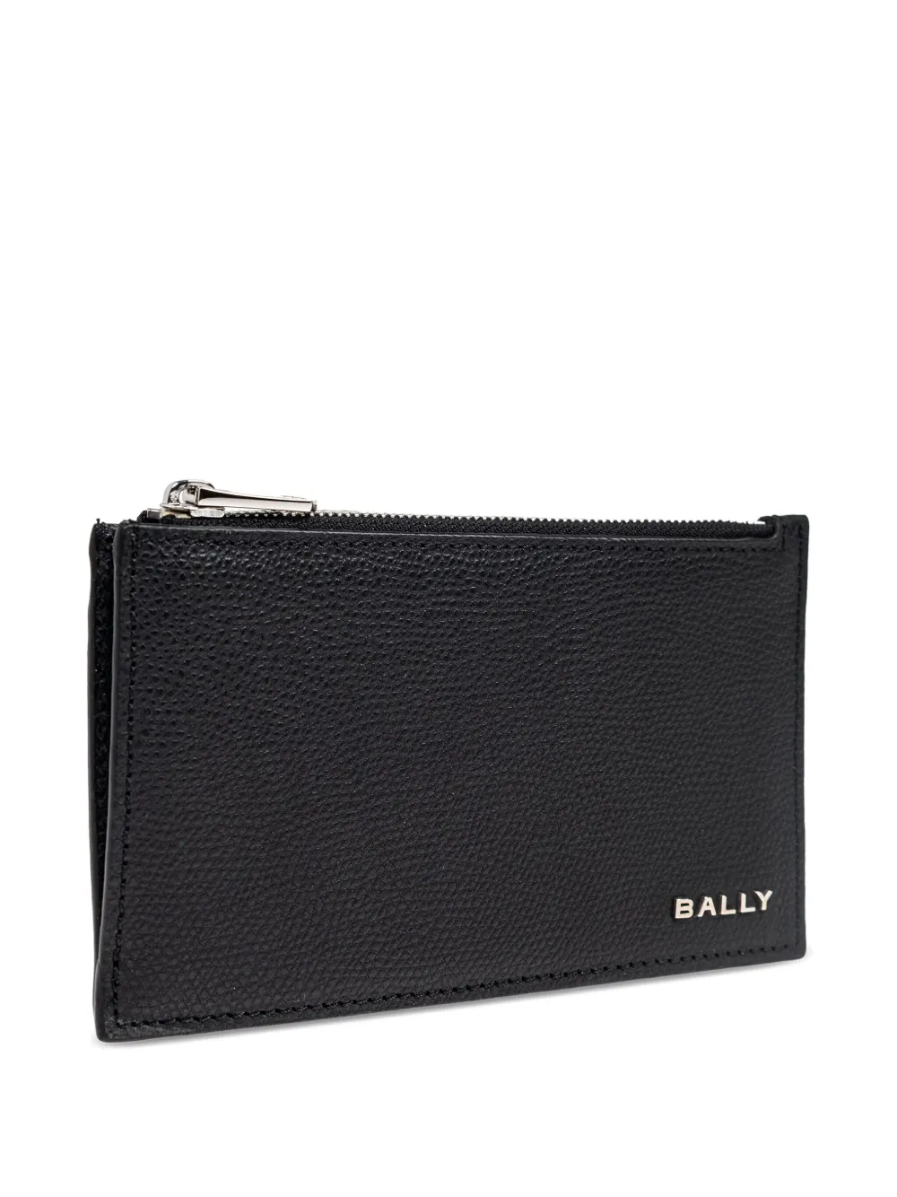 Bally Leren pasjeshouder Zwart
