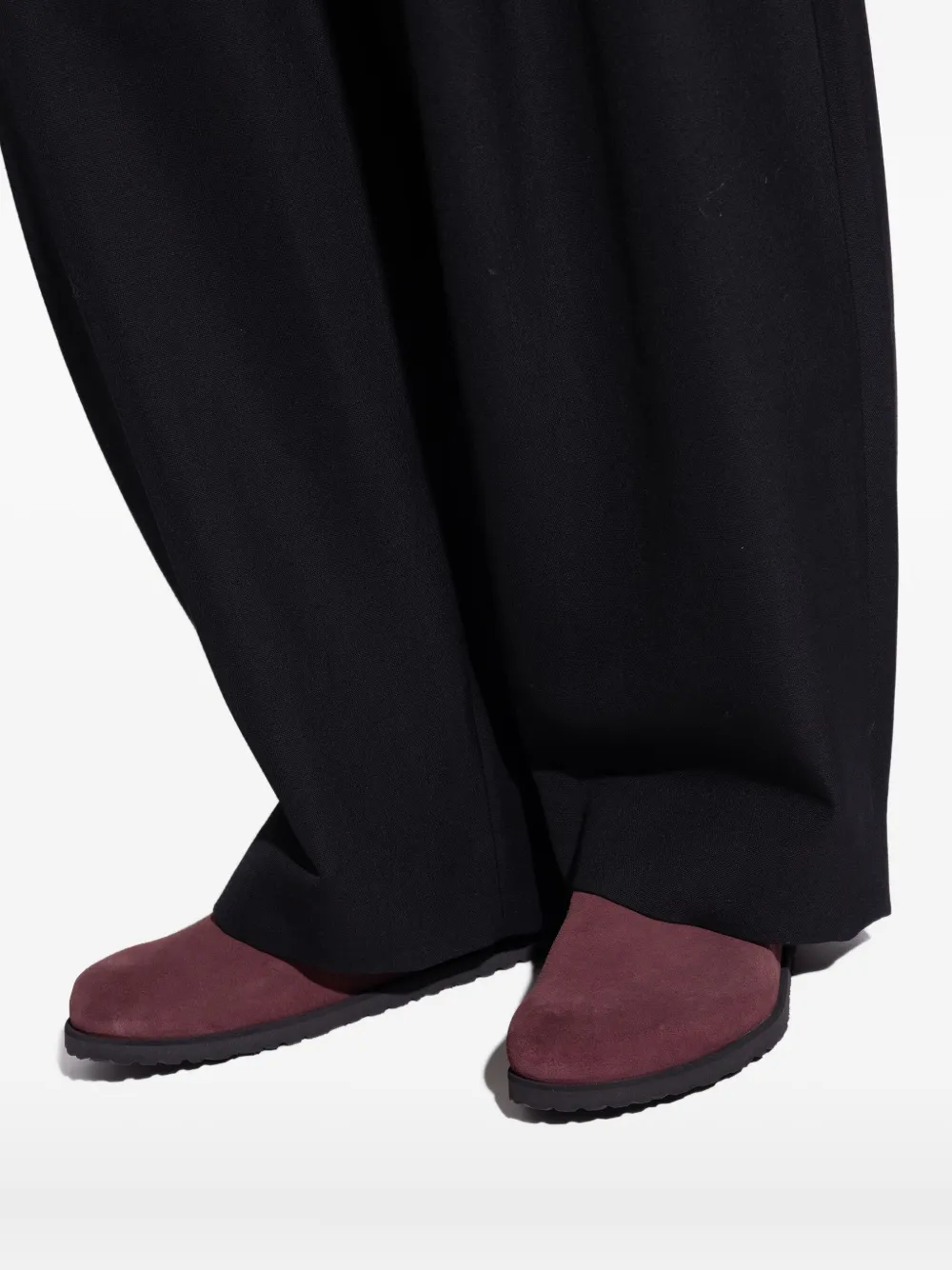 Birkenstock London Suede Loafers In Red
