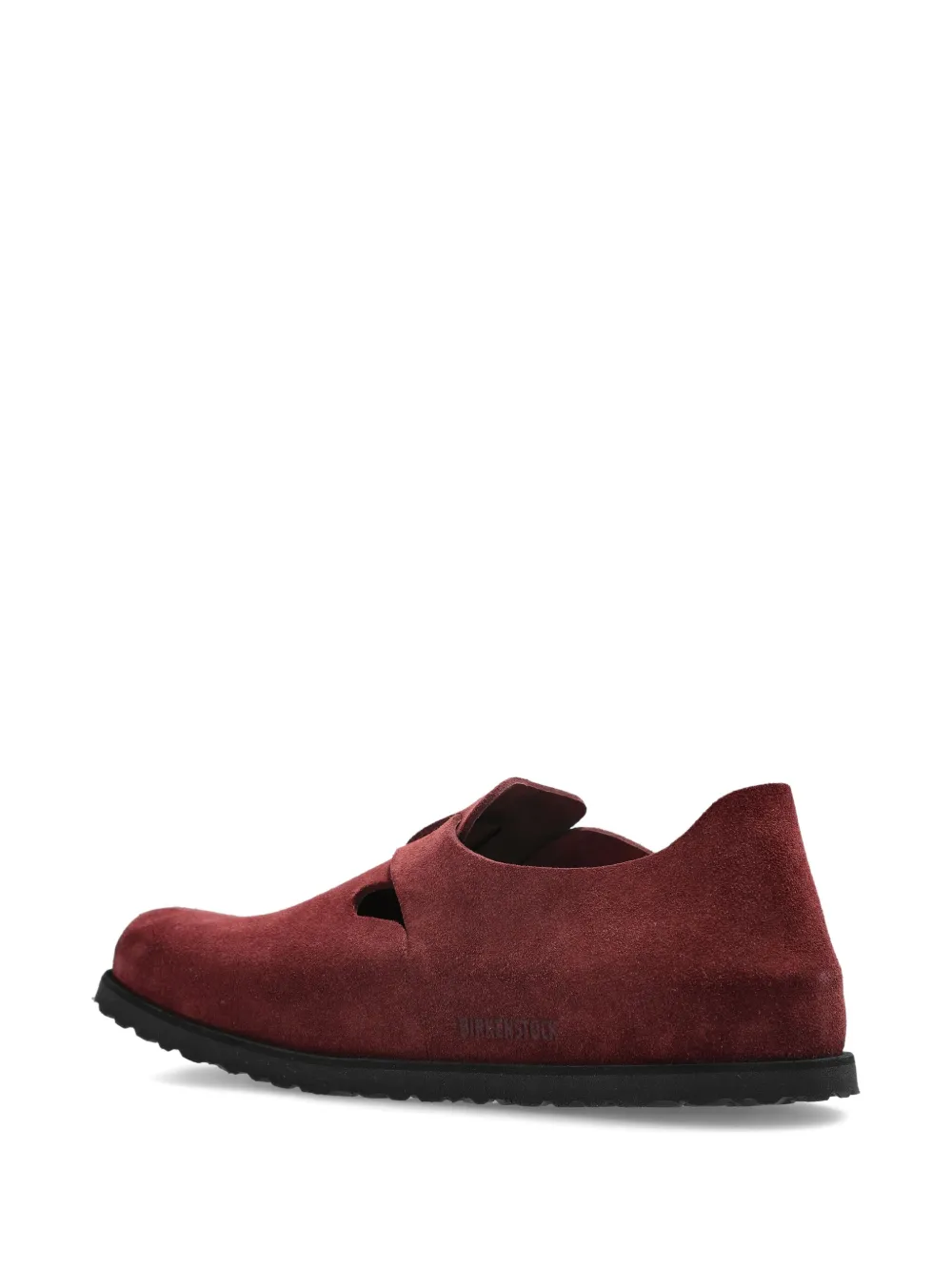 Birkenstock London Suede Loafers In Red