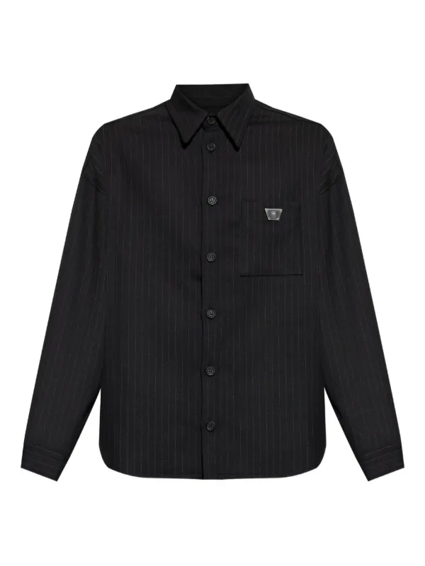 MISBHV ストライプ オーバーシャツ | ブラック | FARFETCH JP