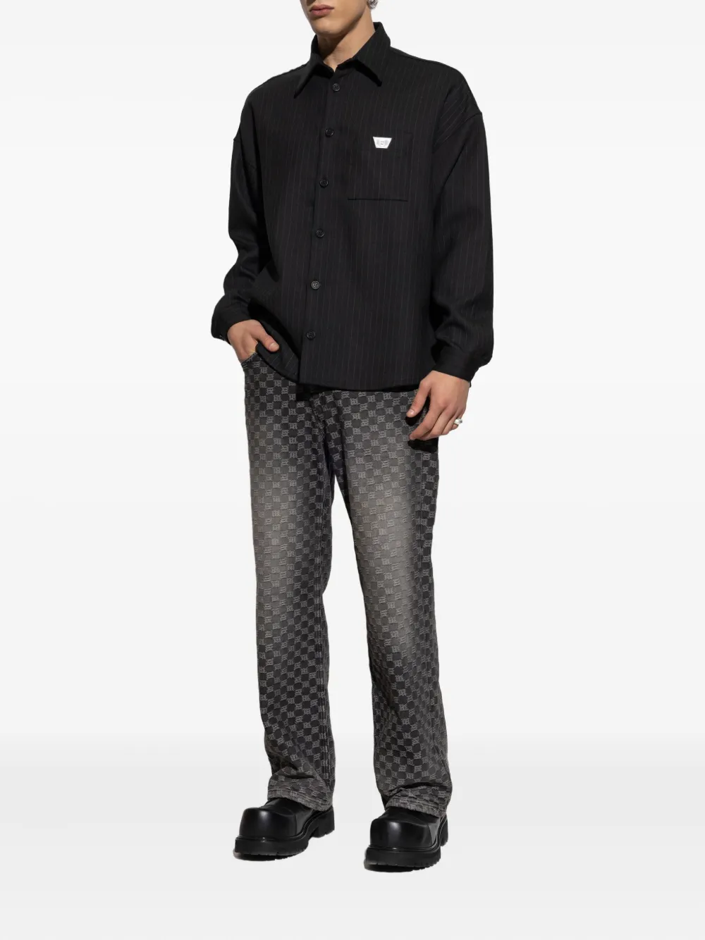 MISBHV pinstriped overshirt | Shirt Jackets | Image 2