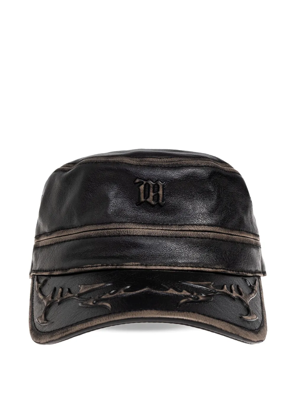 Misbhv Embossed-logo Cap In Black