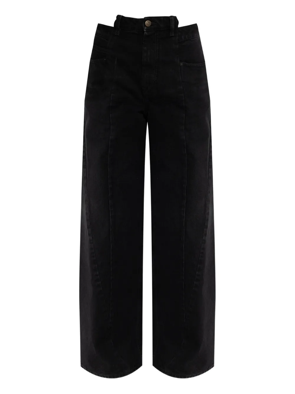Maison Margiela cutout-panel pants | Black | Image 1