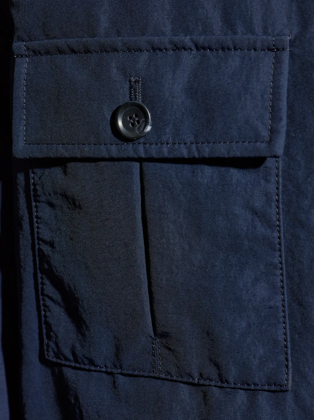 Bally Buttoned Pocket Jacket In Blue