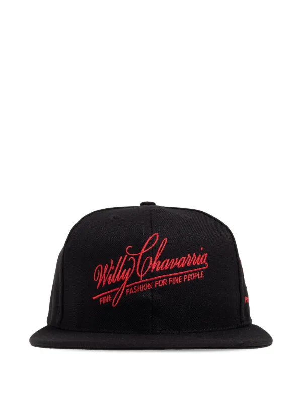 Willy Chavarria ロゴ キャップ | ブラック | FARFETCH JP