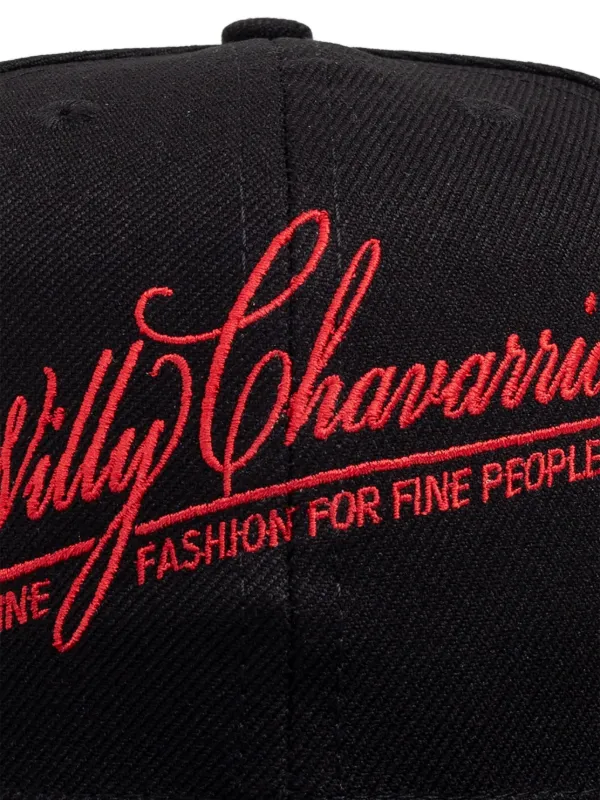 Willy Chavarria logo-embroidered Cap | Black | FARFETCH