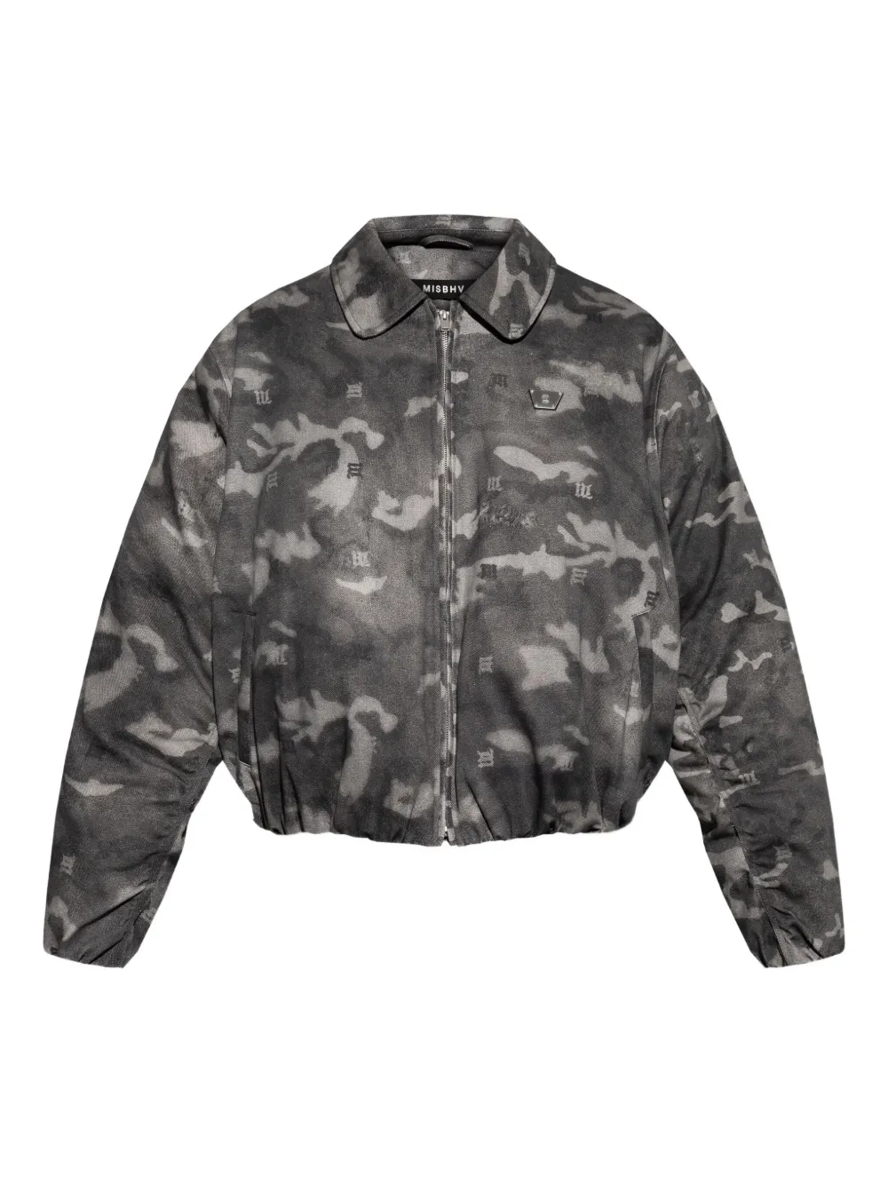 MISBHV camouflage-print bomber jacket | Grey | Image 1