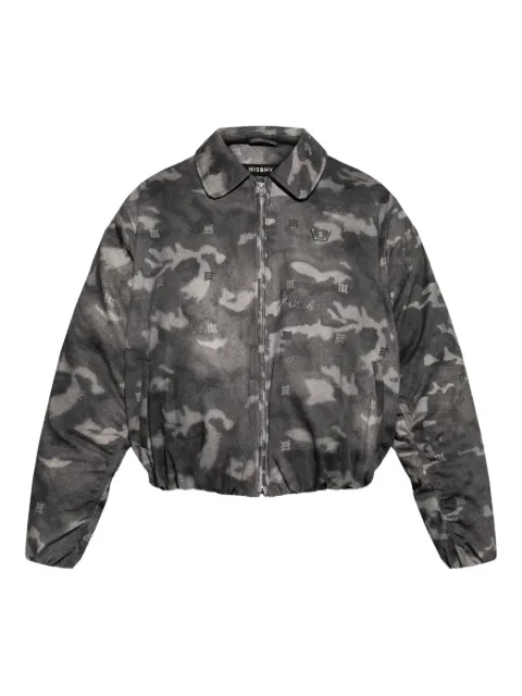 MISBHV chamarra bomber con estampado militar