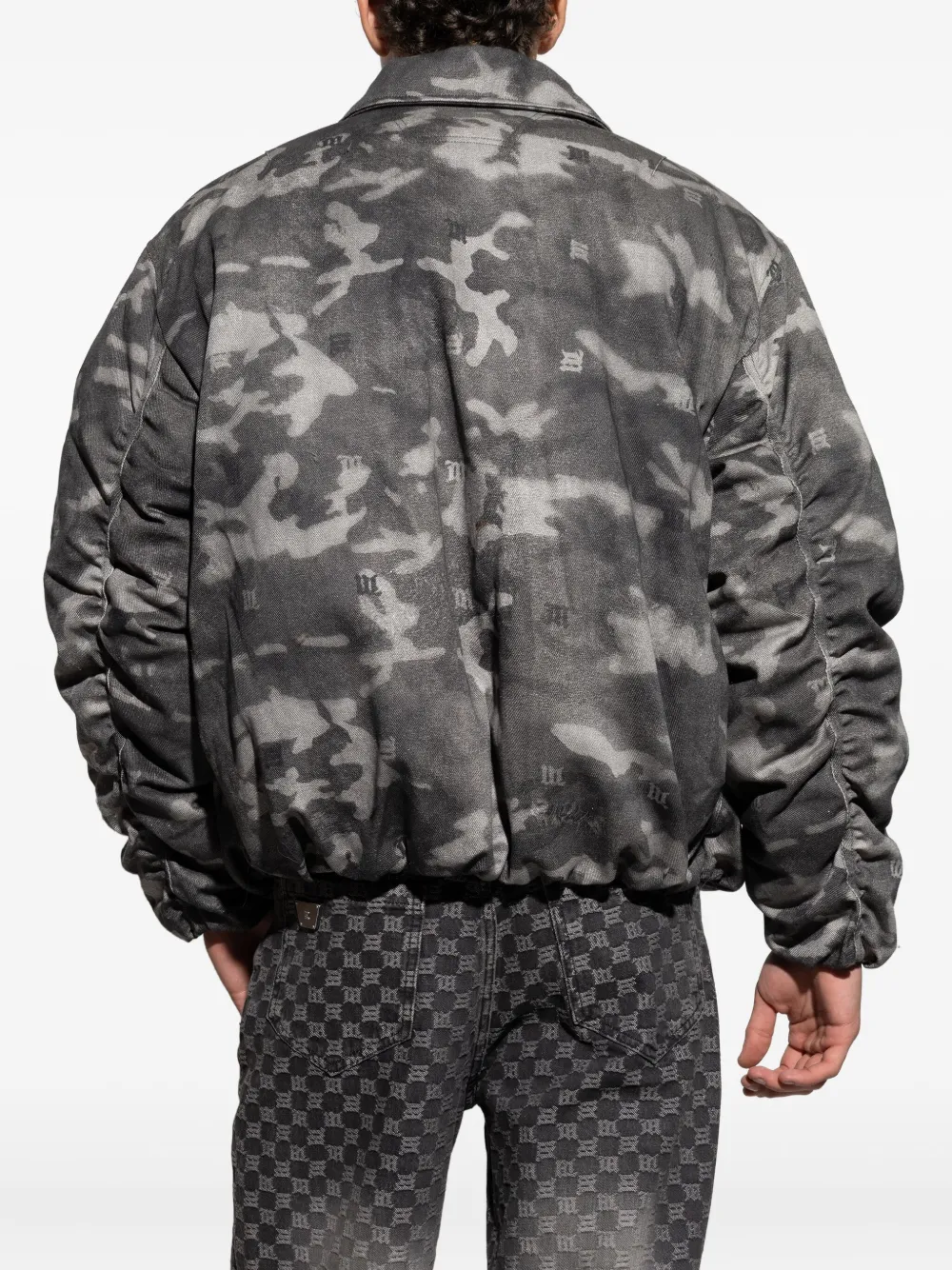 MISBHV Bomberjack met camouflageprint Grijs