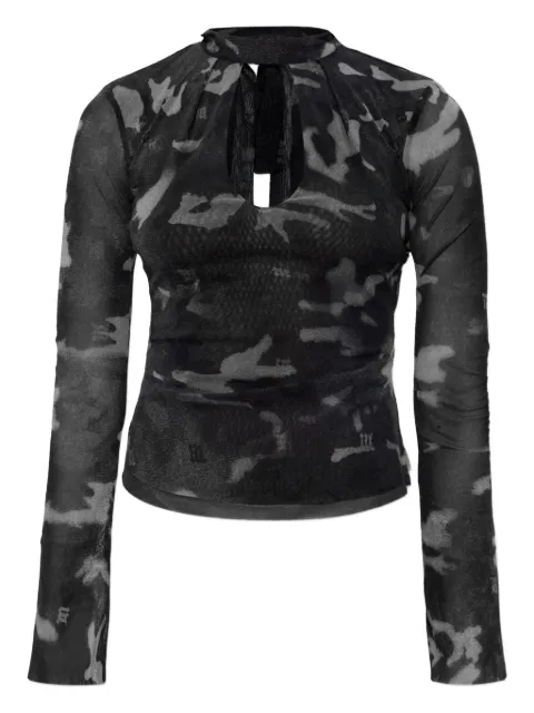 MISBHV blusa con estampado militar