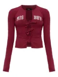 MISBHV bow-detail blouse - Red
