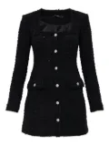 MISBHV button-up tweed dress - Black