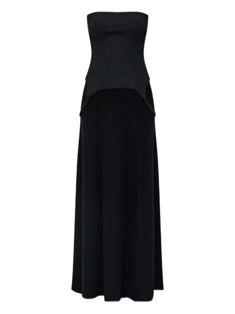 MISBHV pinstripe-panel dress