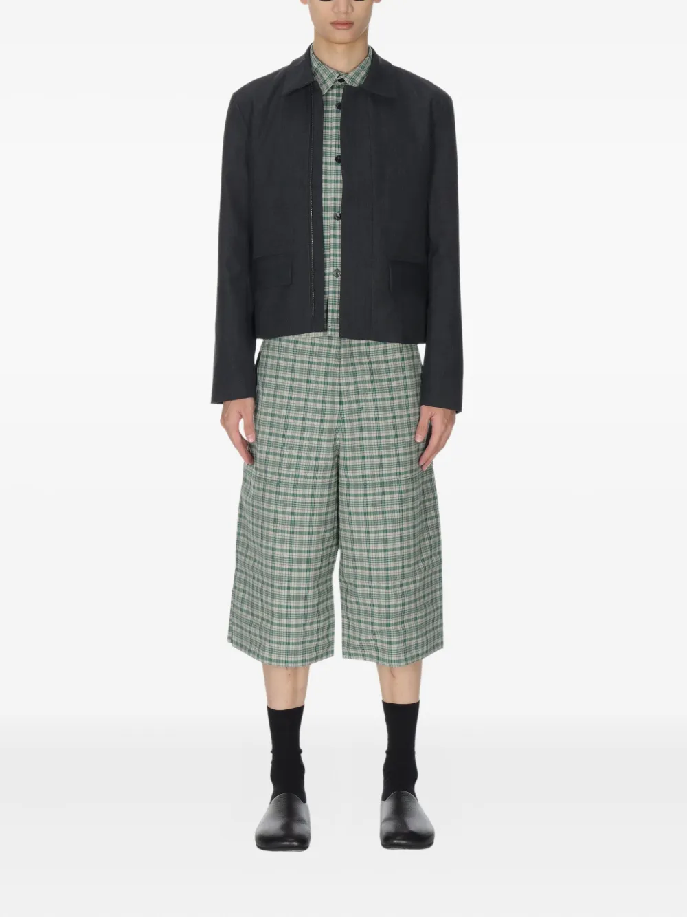 pet-tree-kor 格纹短裤 | 西装短裤 | Image 2