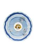 BACI MILANO scalloped-edge fish plate - Blue