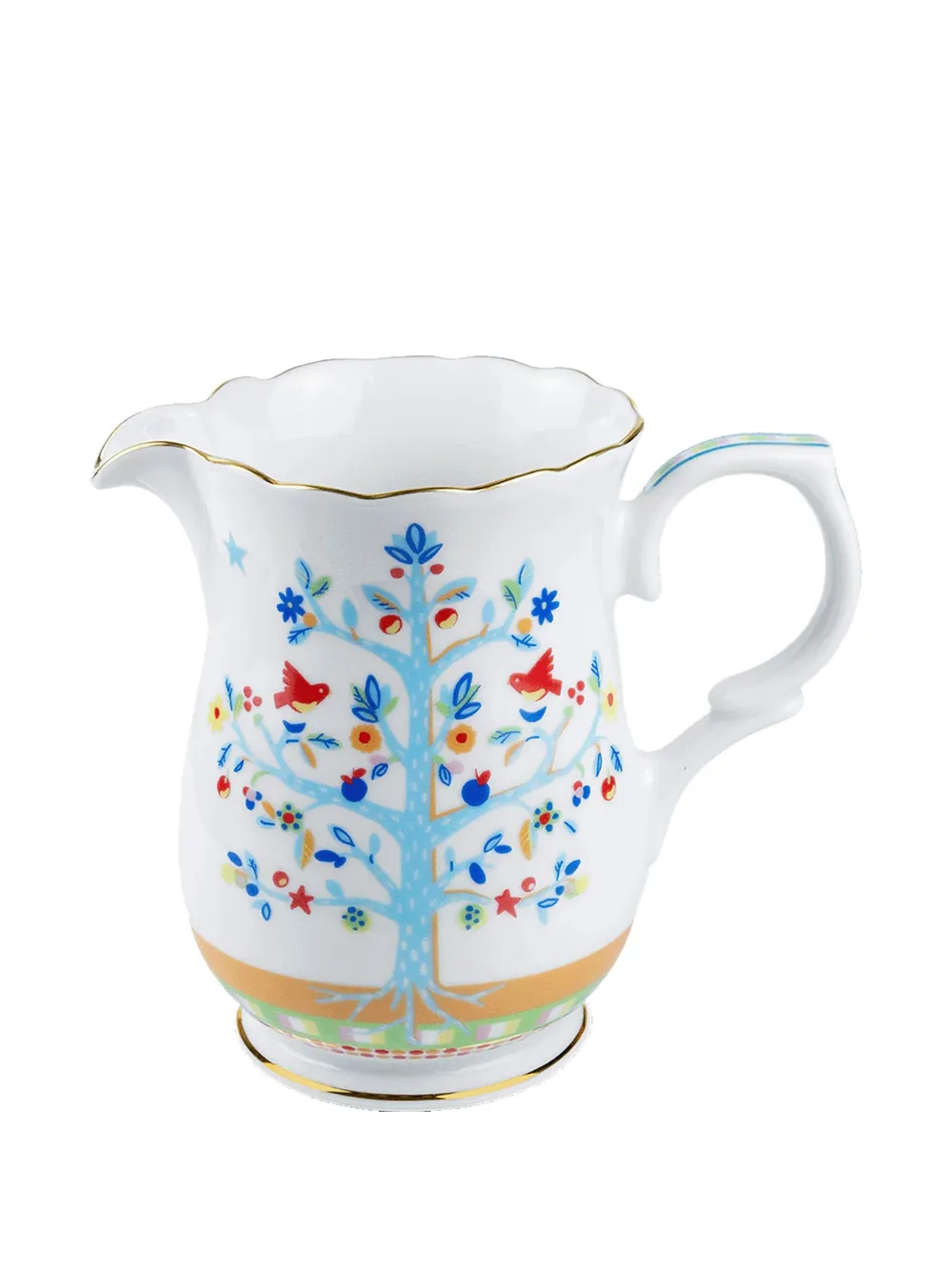 BACI MILANO tree-print porcelain jug (19cm) | White | Image 1