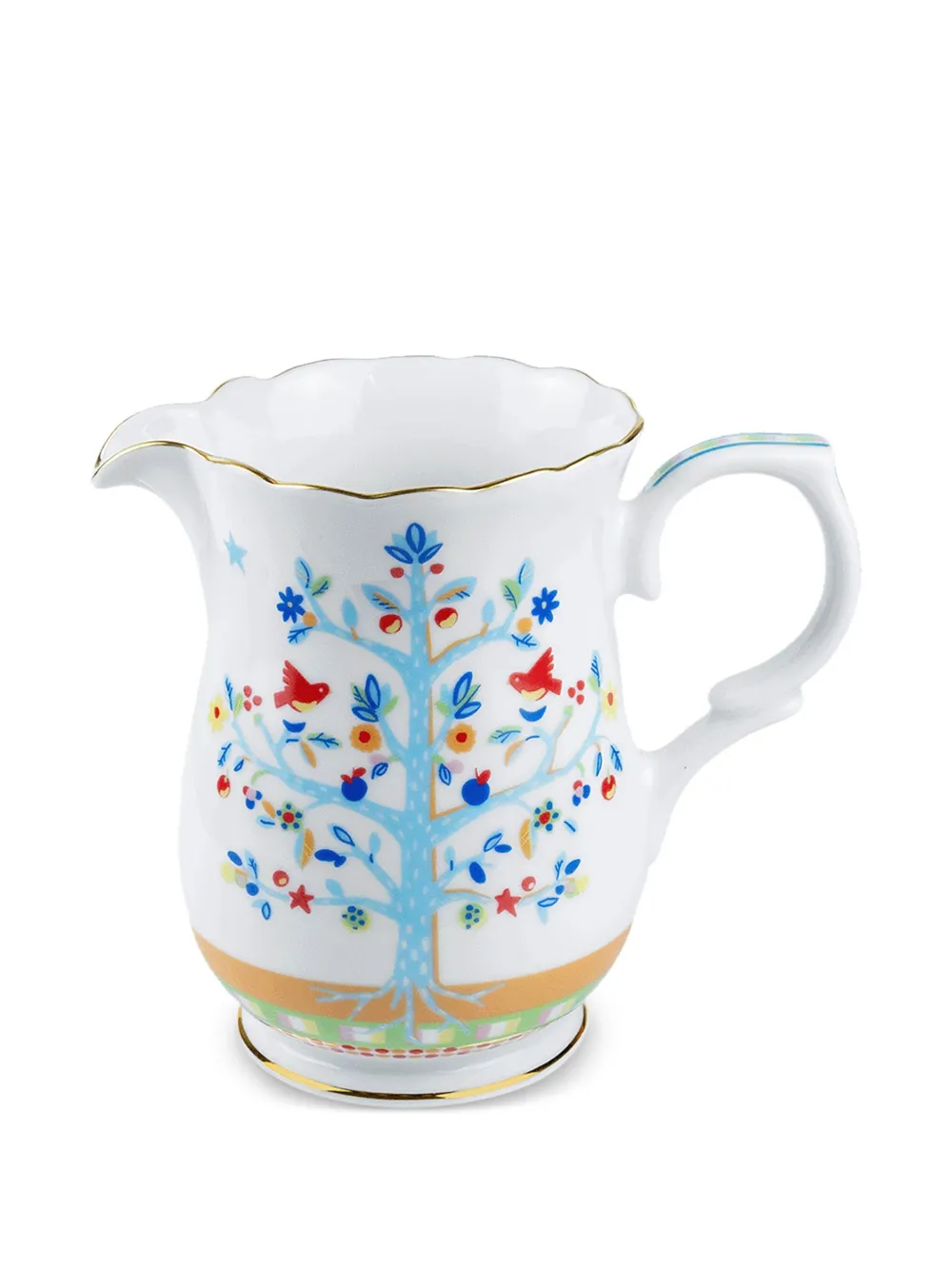 BACI MILANO プリント ポーセリン ジャグ 19cm - ホワイト