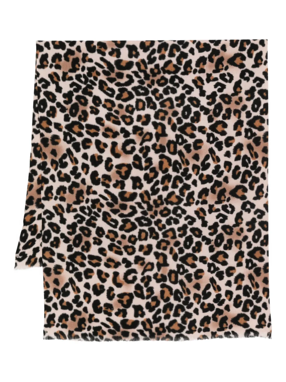 GUESS USA leopard-print scarf | Brown | Image 1