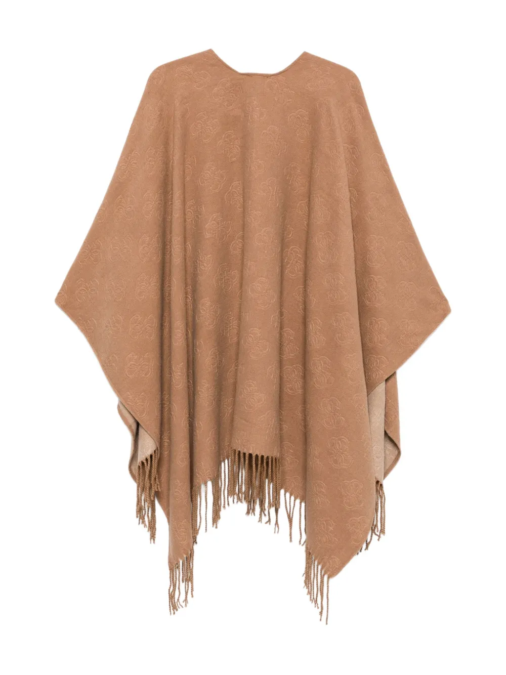 GUESS USA floral-jacquard fringed scarf | Image 2