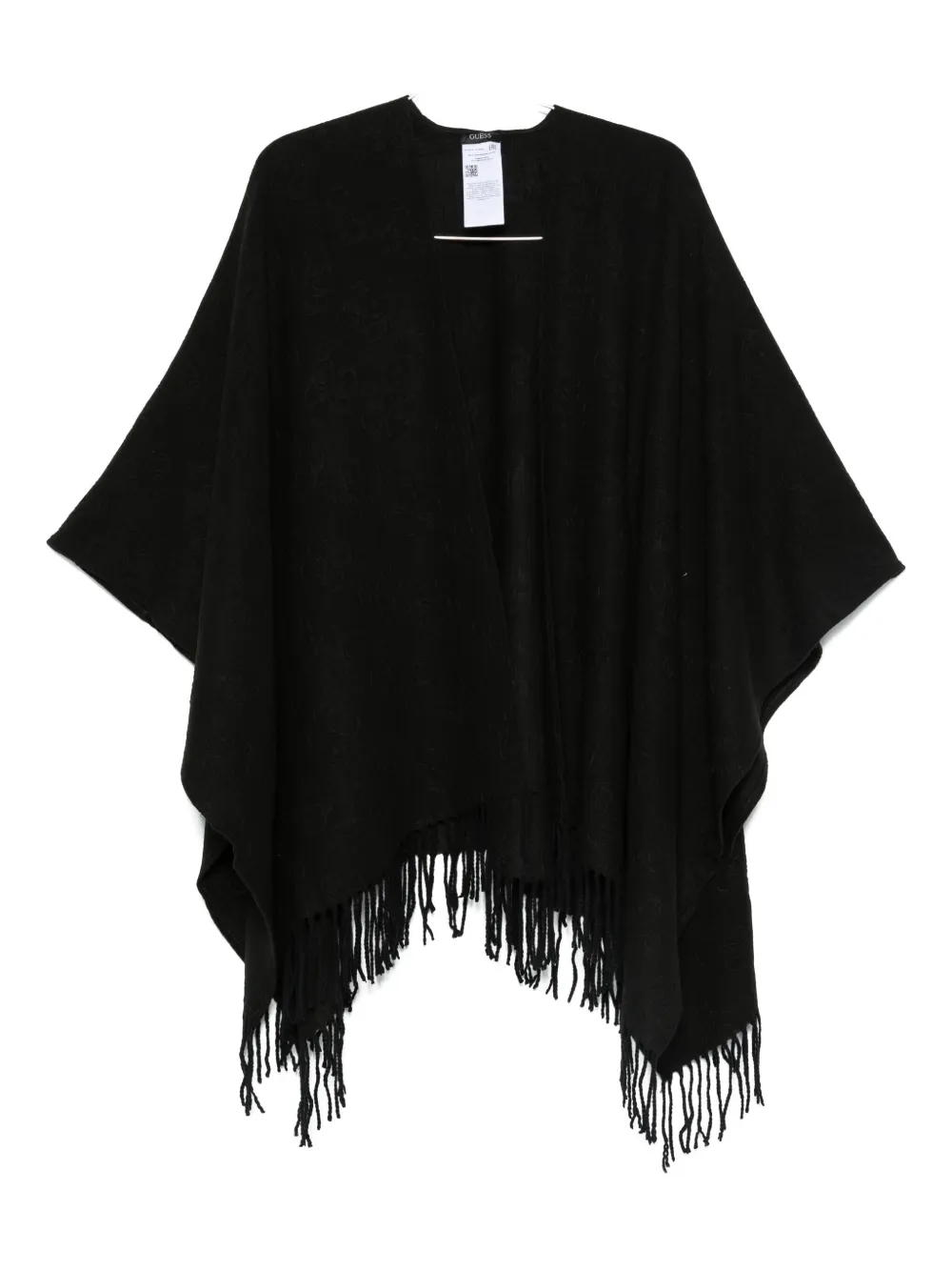 GUESS USA fringed scarf | Black | Image 1