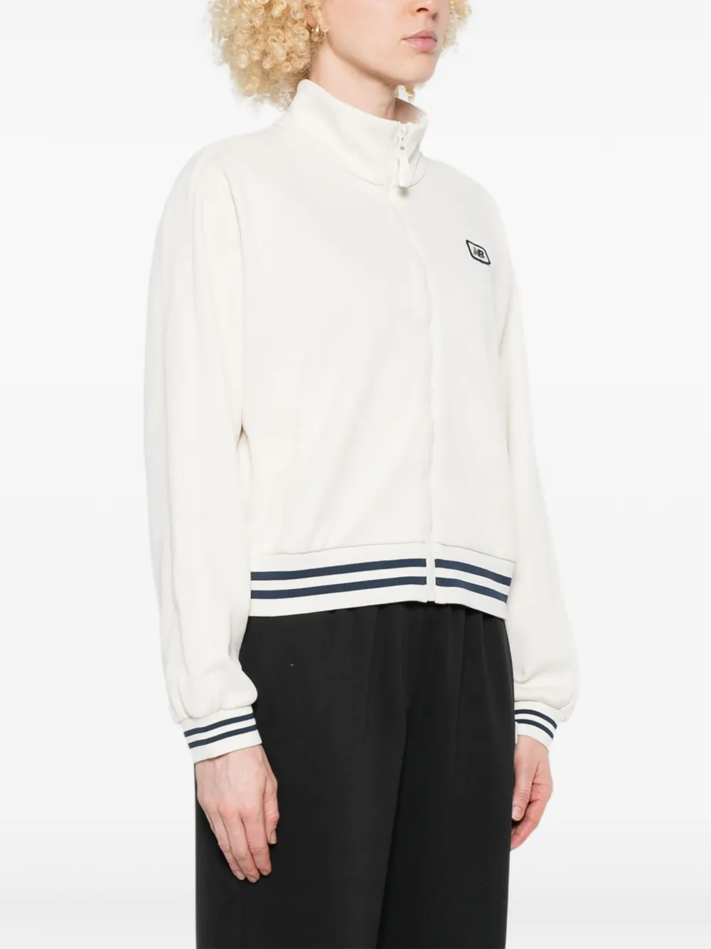 New Balance Trainingsjack met rits Wit