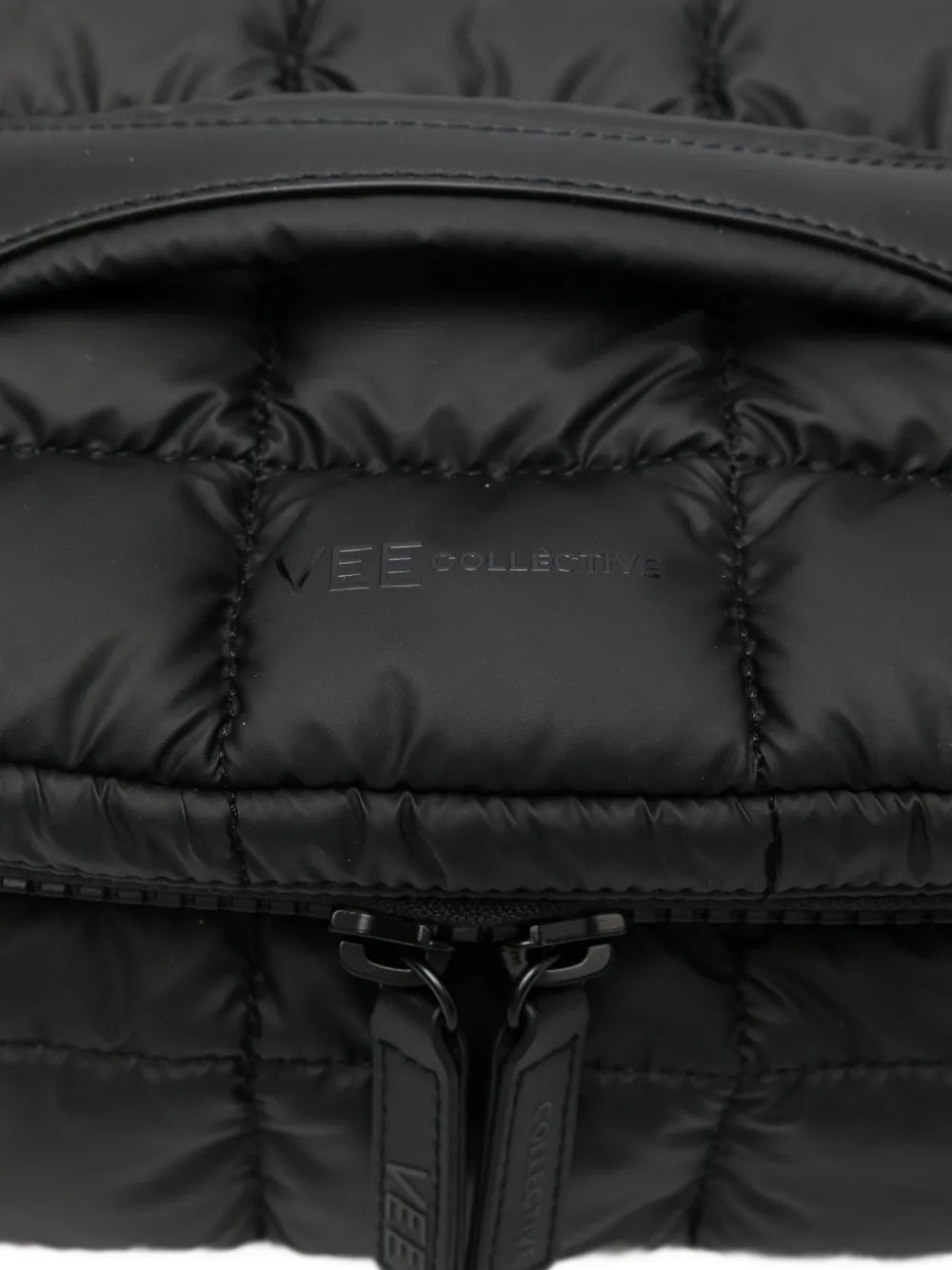 Veecollective Tall Porter Quilted Vanity Case In Black