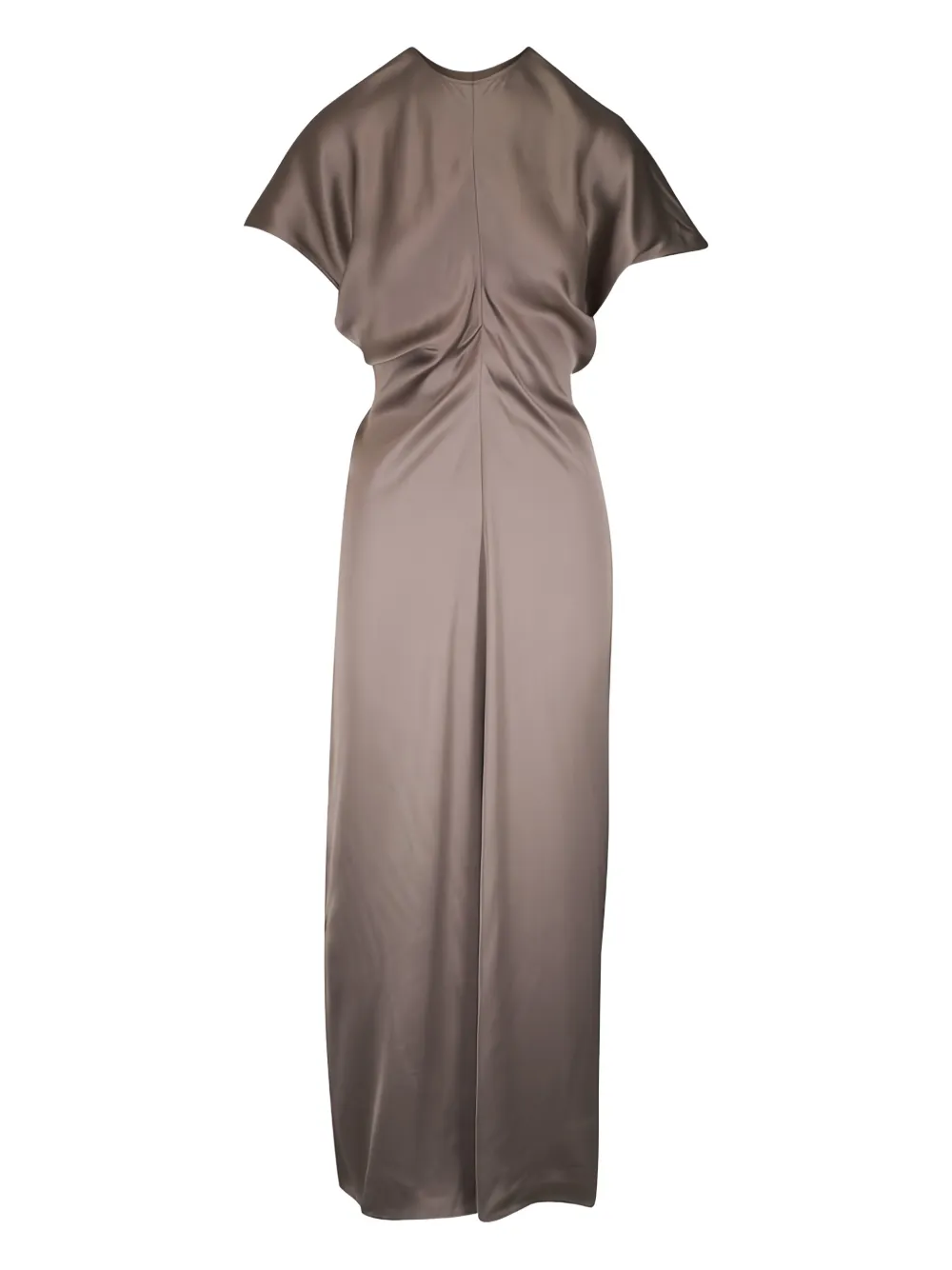 TOTEME slouched-waist dress - Marrone