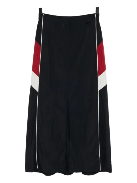 Juun.J tracksuit color block skirt
