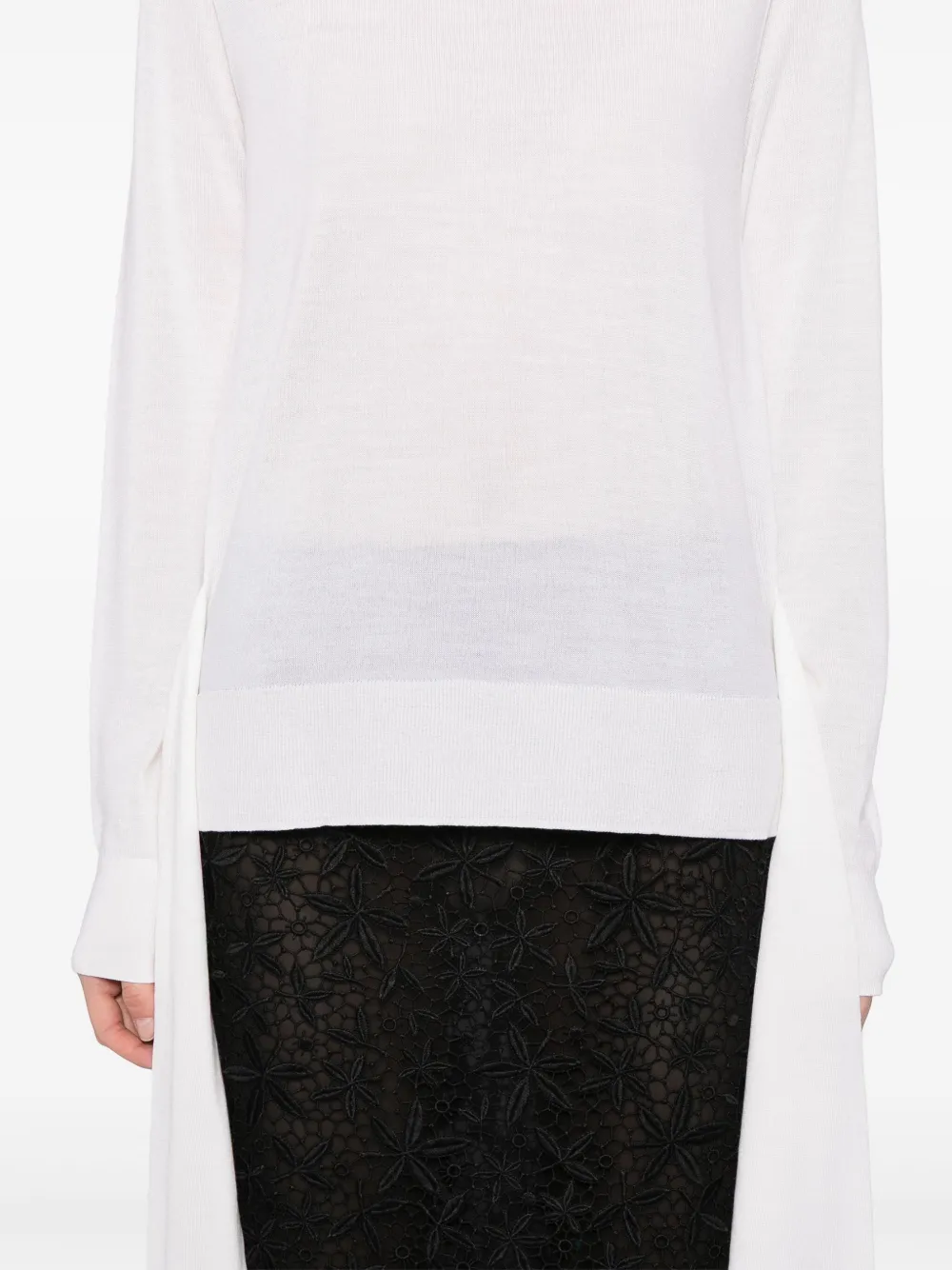 Totême Toteme Wool And Silk Blend Sweater In Multi
