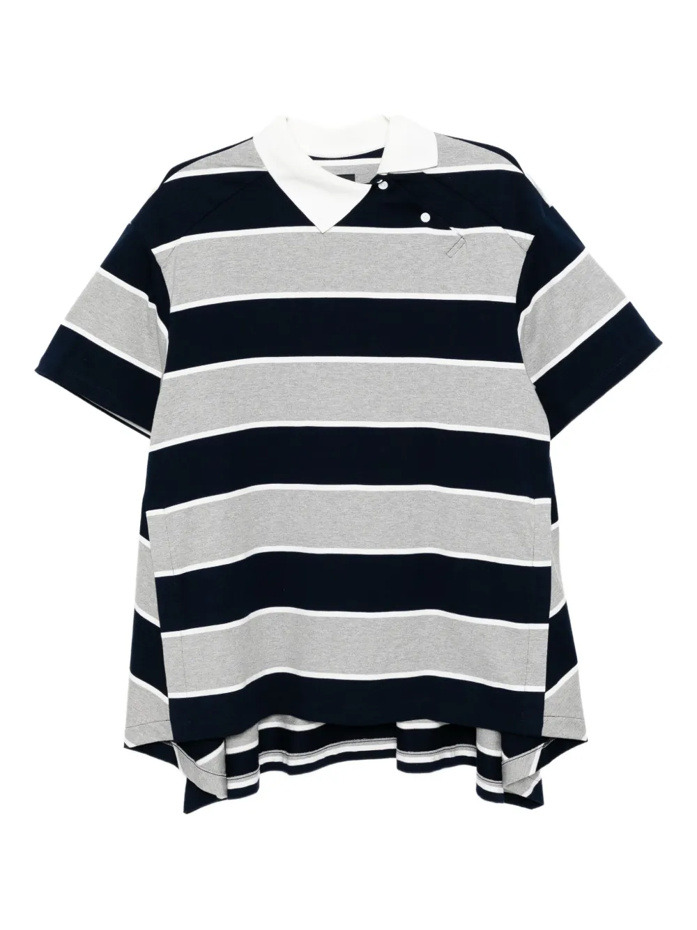 Juun.J striped peplum polo shirt | Multicolour | Image 1