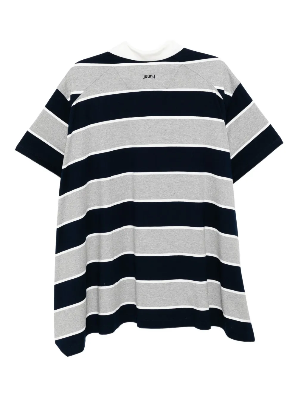 Juun.J striped peplum polo shirt | Polo Tops | Image 2