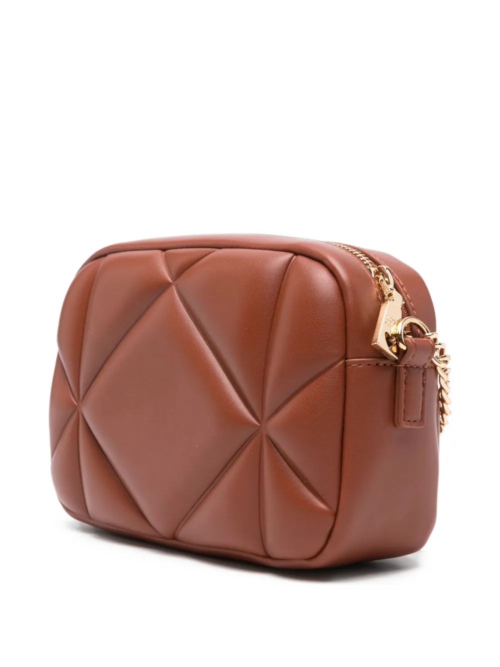 Love Moschino Schoudertas met logoplakkaat Bruin