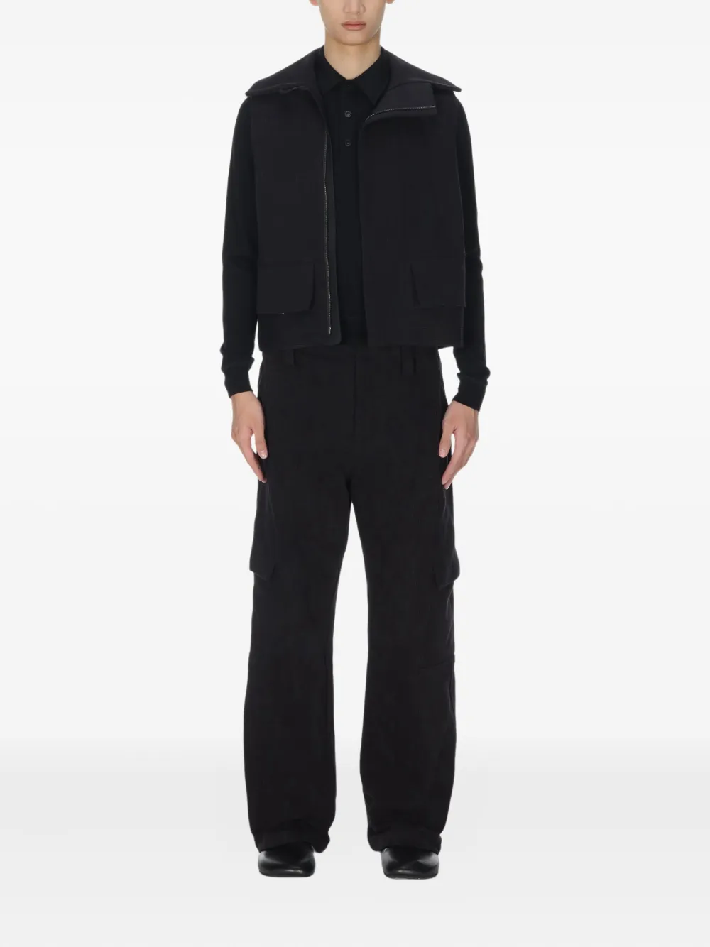 pet-tree-kor Electra 工装口袋羊毛长裤 | 直筒裤 | Image 2