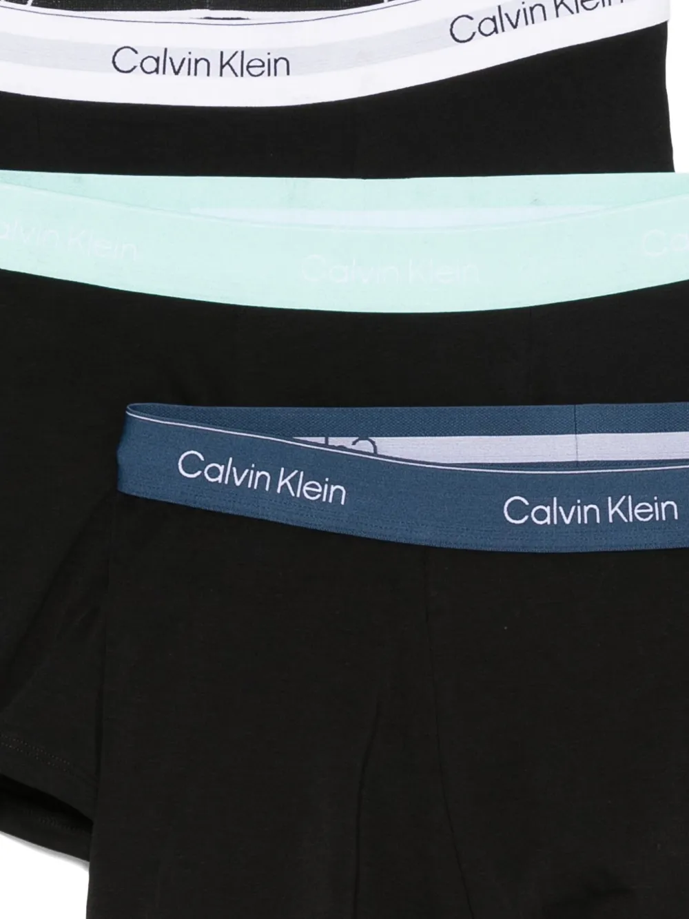 Calvin Klein Pack Of Three Boxers In Black