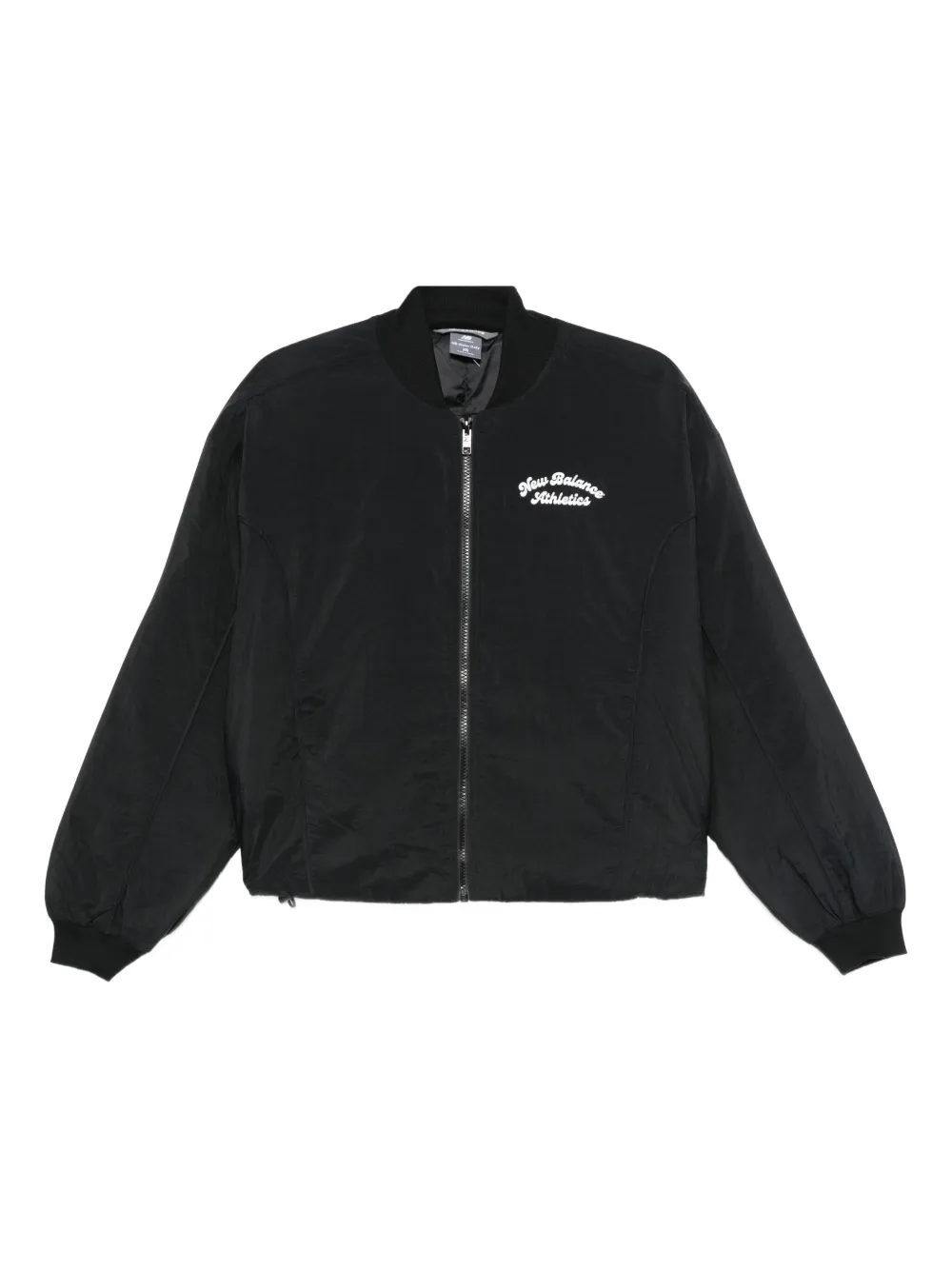 New Balance embroidered zip-up jacket - ブラック New Balance embroidered zip-up jacket - ブラック