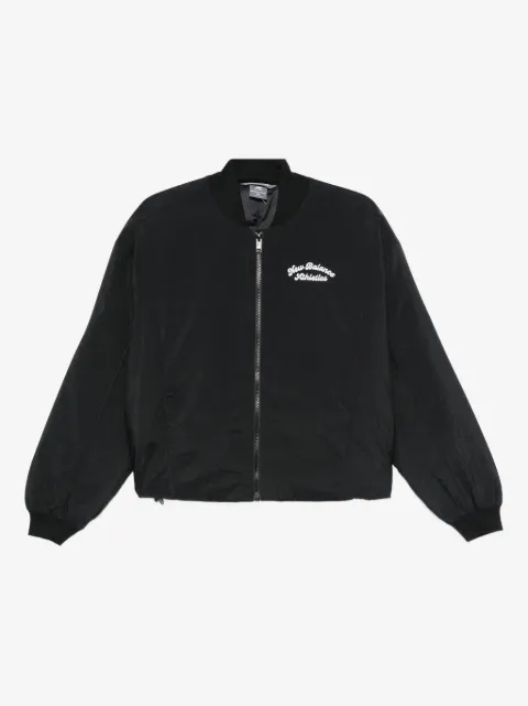 New Balance Giacca con ricamo e zip