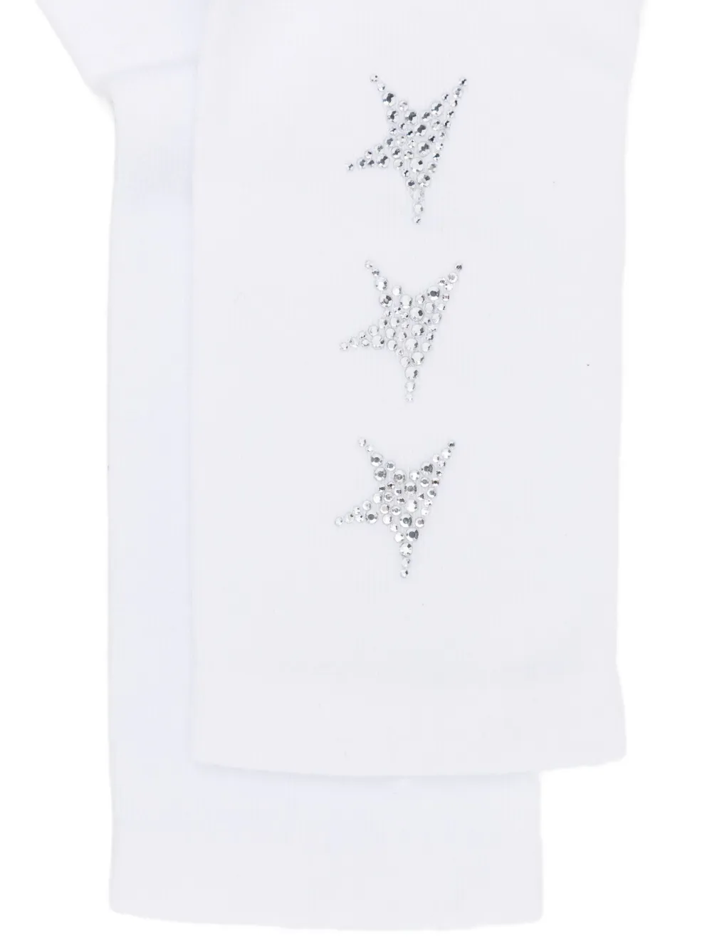 Golden Goose Crystal-embellished Socks In White
