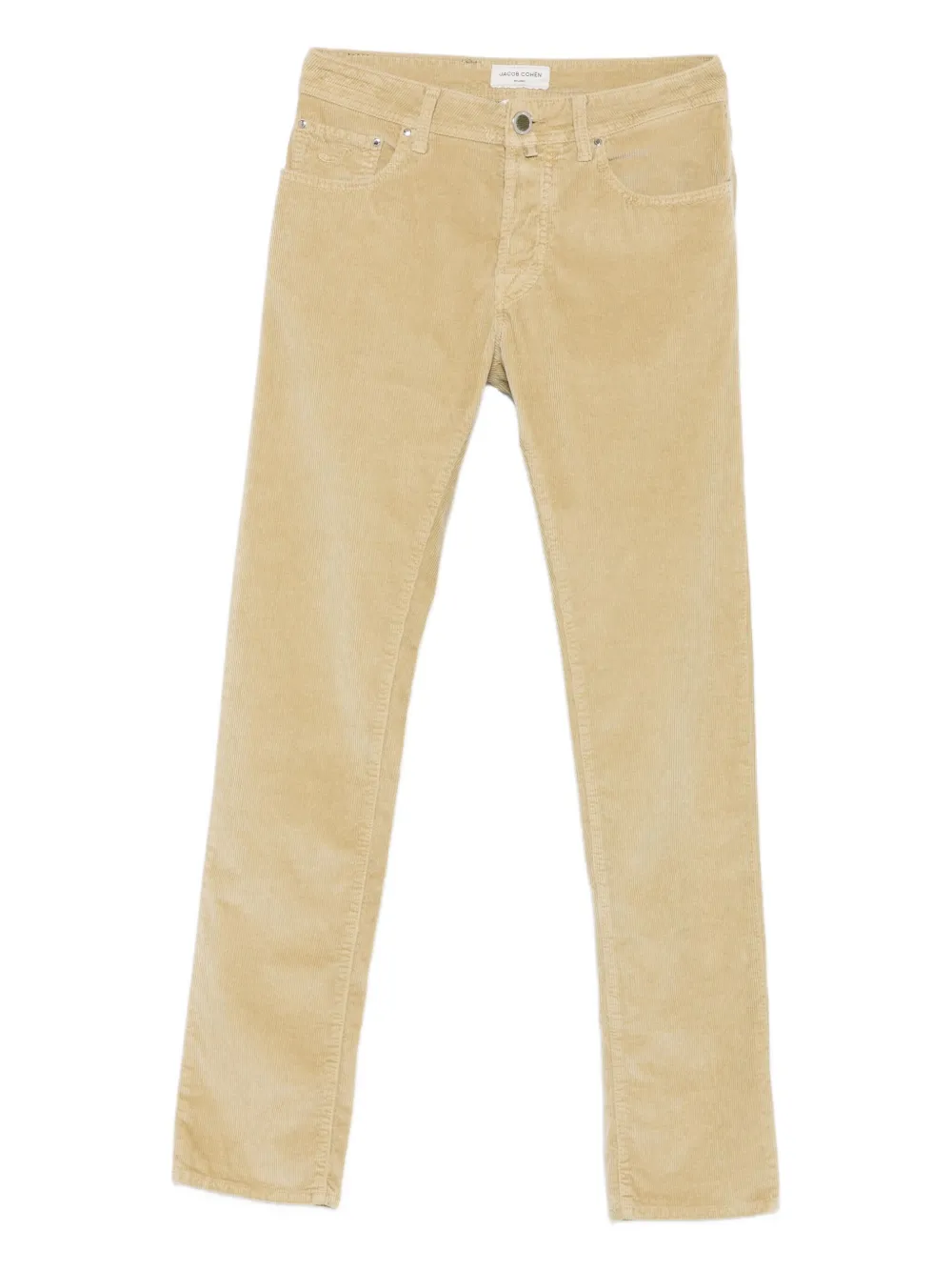 Jacob Cohen Straight-leg-hose Aus Cord In Neutral