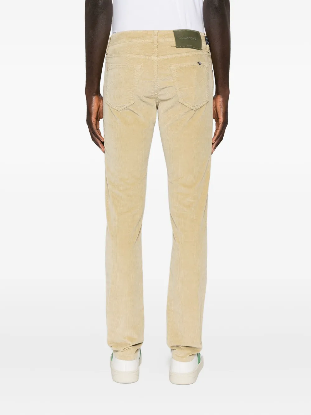 Jacob Cohen Straight-leg-hose Aus Cord In Neutral