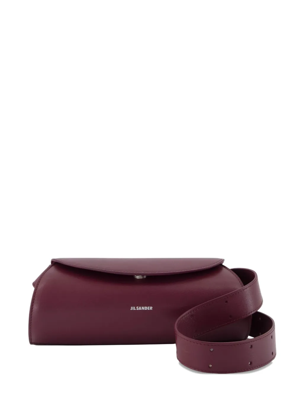 Jil Sander mini Cannolo flap magnetic-clasp shoulder bag | Red | Image 1