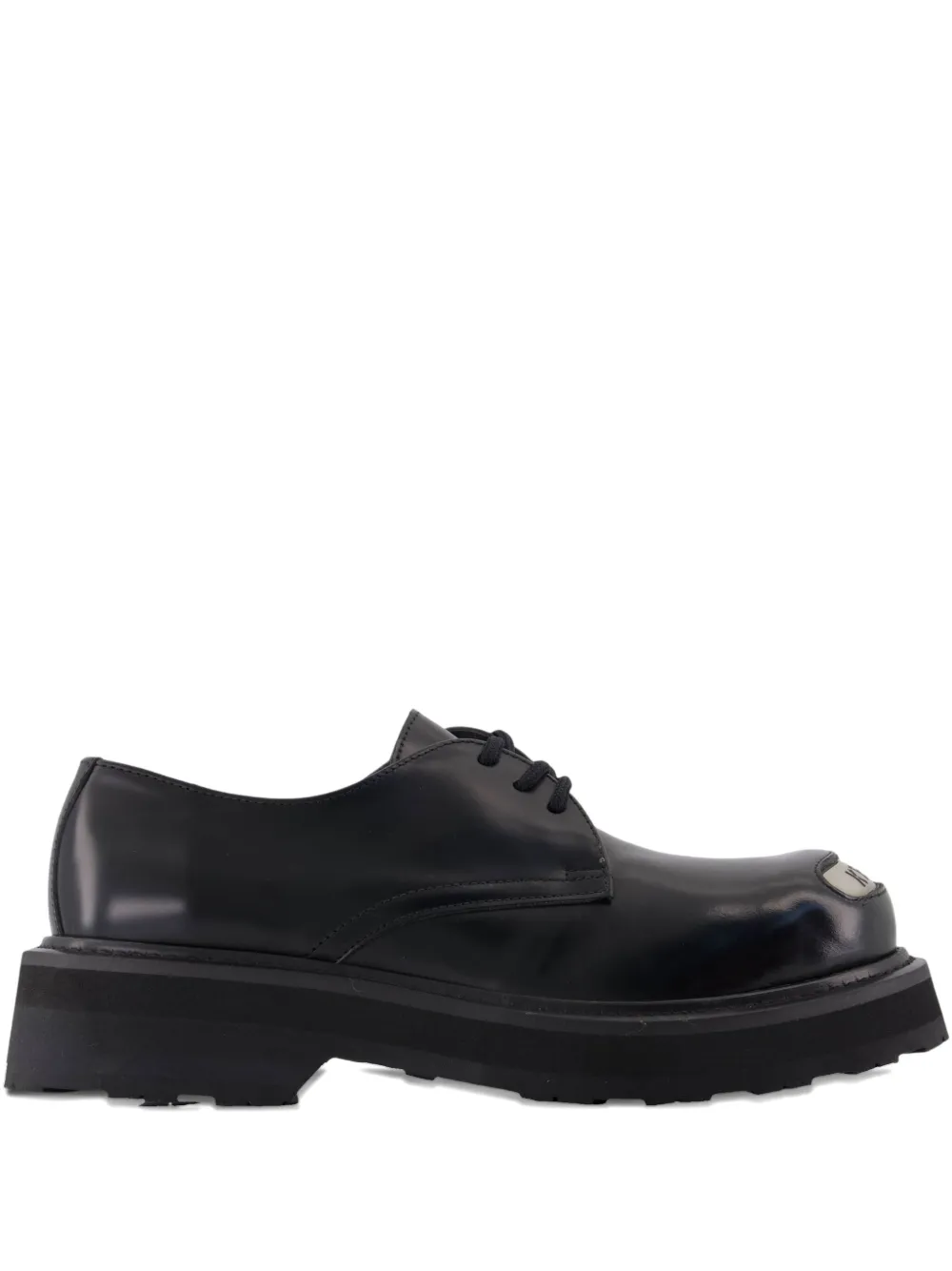 Kenzo 35mm Kenzosmile logo-plaque Derby shoes - ブラック Kenzo 35mm Kenzosmile logo-plaque Derby shoes - ブラック