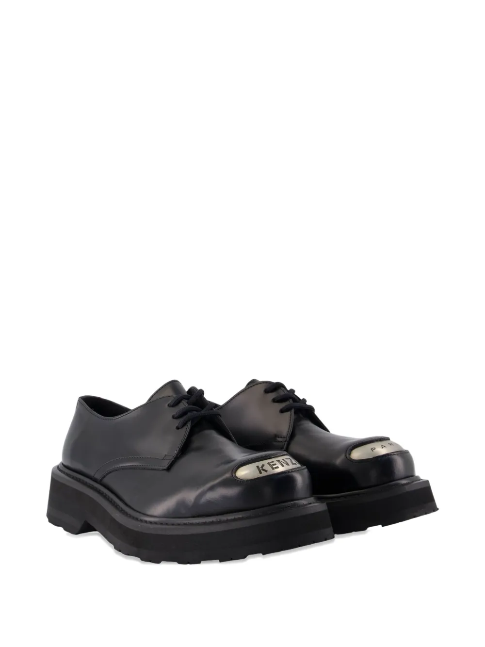 Kenzo 35mm Kenzosmile logo-plaque Derby shoes | Image 2
