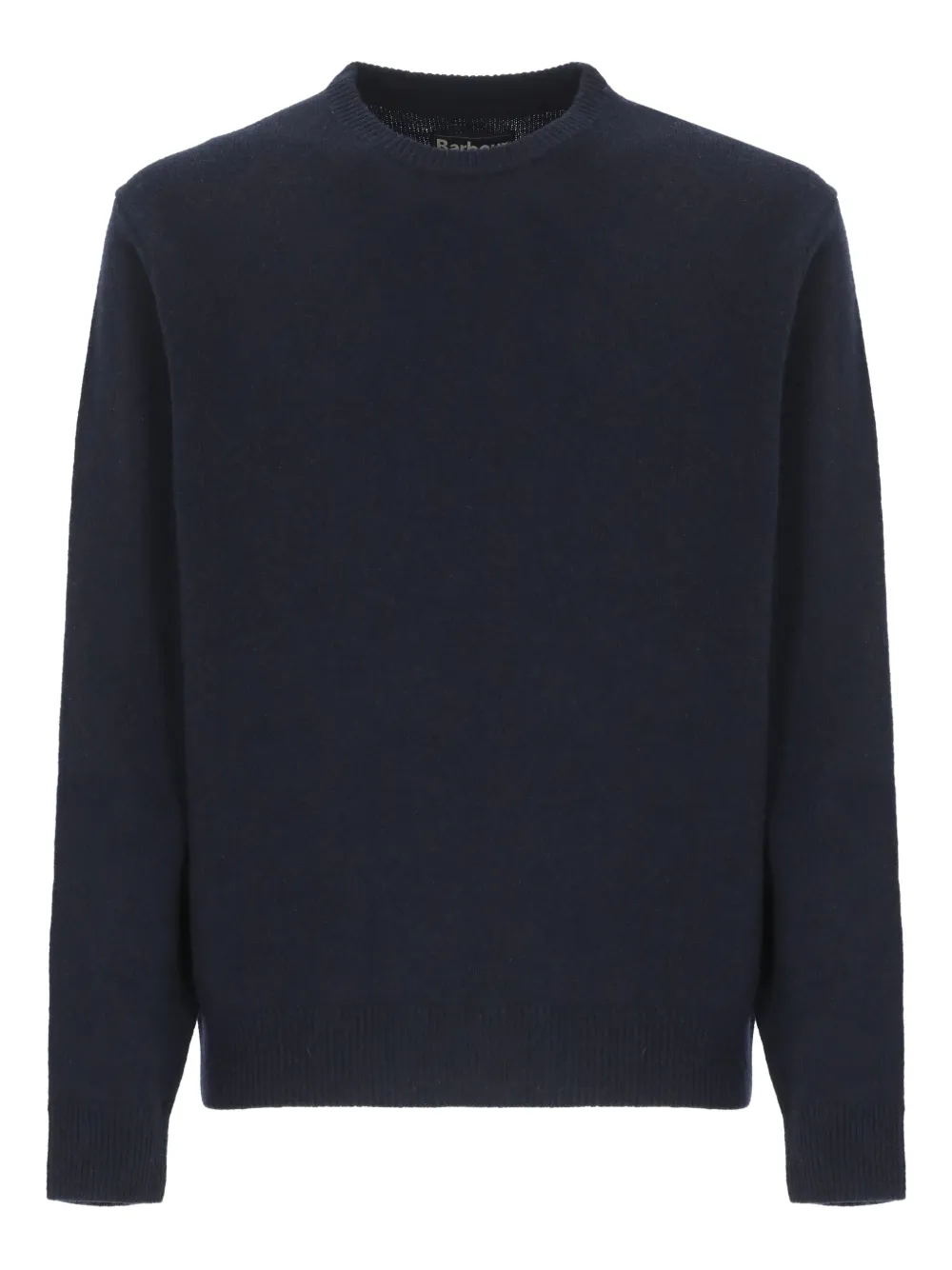 Barbour patch-elbow long-sleeve sweater | Blue | Image 1