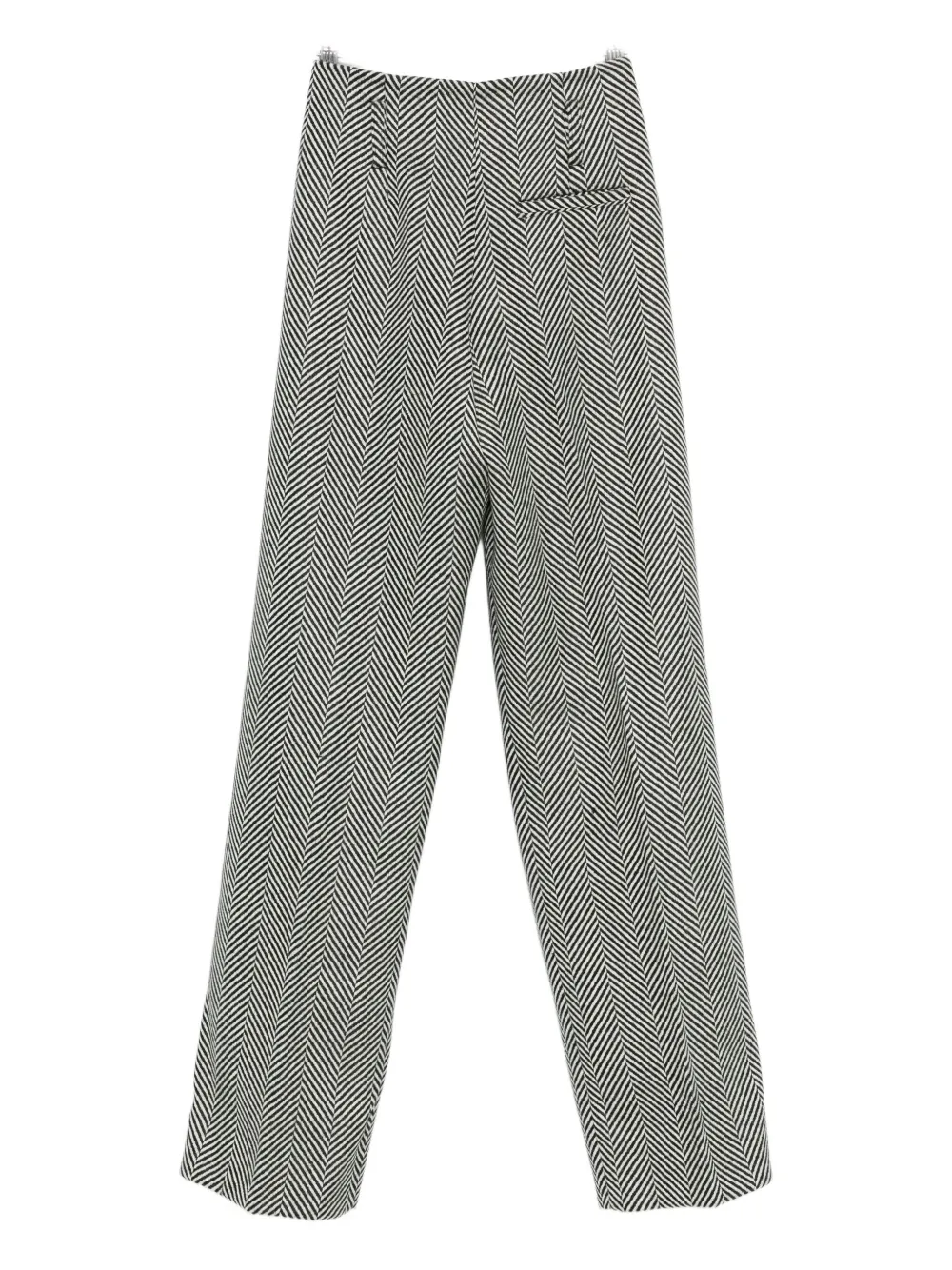 Forte Forte chevron-motif straight-leg trousers | Straight-Leg Pants | Image 2