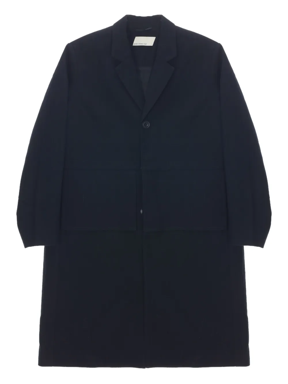 pet-tree-kor 搭扣拼接外套 | 黑色 | Image 1