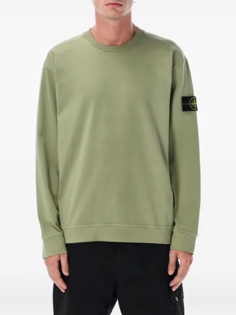Stone Island sweat en coton à col rond