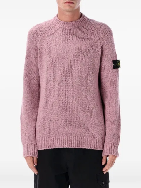 Stone Island raglan-sleeve wool sweater