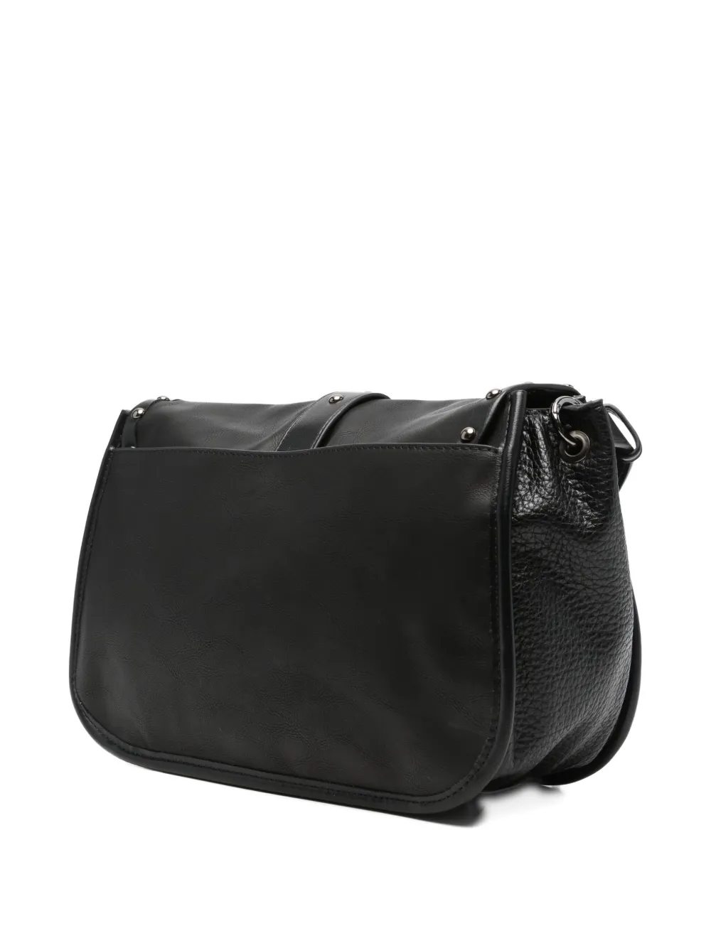Cafènoir Studded Cross Body Bag In Black